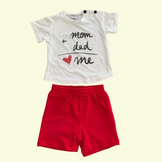 Καλοκαιρινό, Σετάκι, Βαμβακερό, Set mom dad